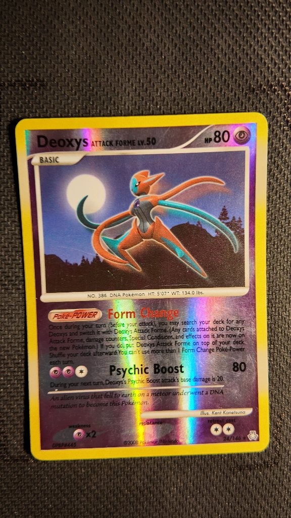 Deoxys Attack Forme 24 Legends Awakened | Pokemon kaart, Ophalen, Zo goed als nieuw, Losse kaart, Foil