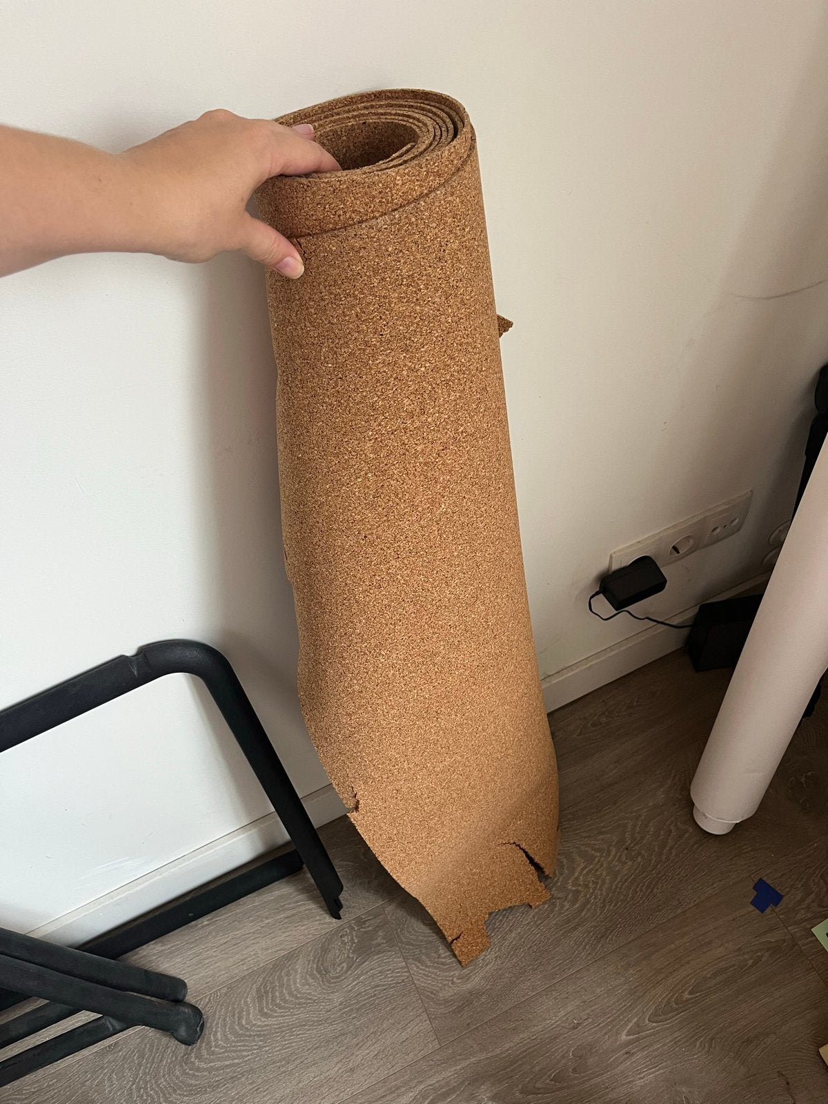 Kurk op rol 3mm dik 1x ca. 2-3 meter, Ophalen, Zo goed als nieuw, Overige materialen, Minder dan 20 mm