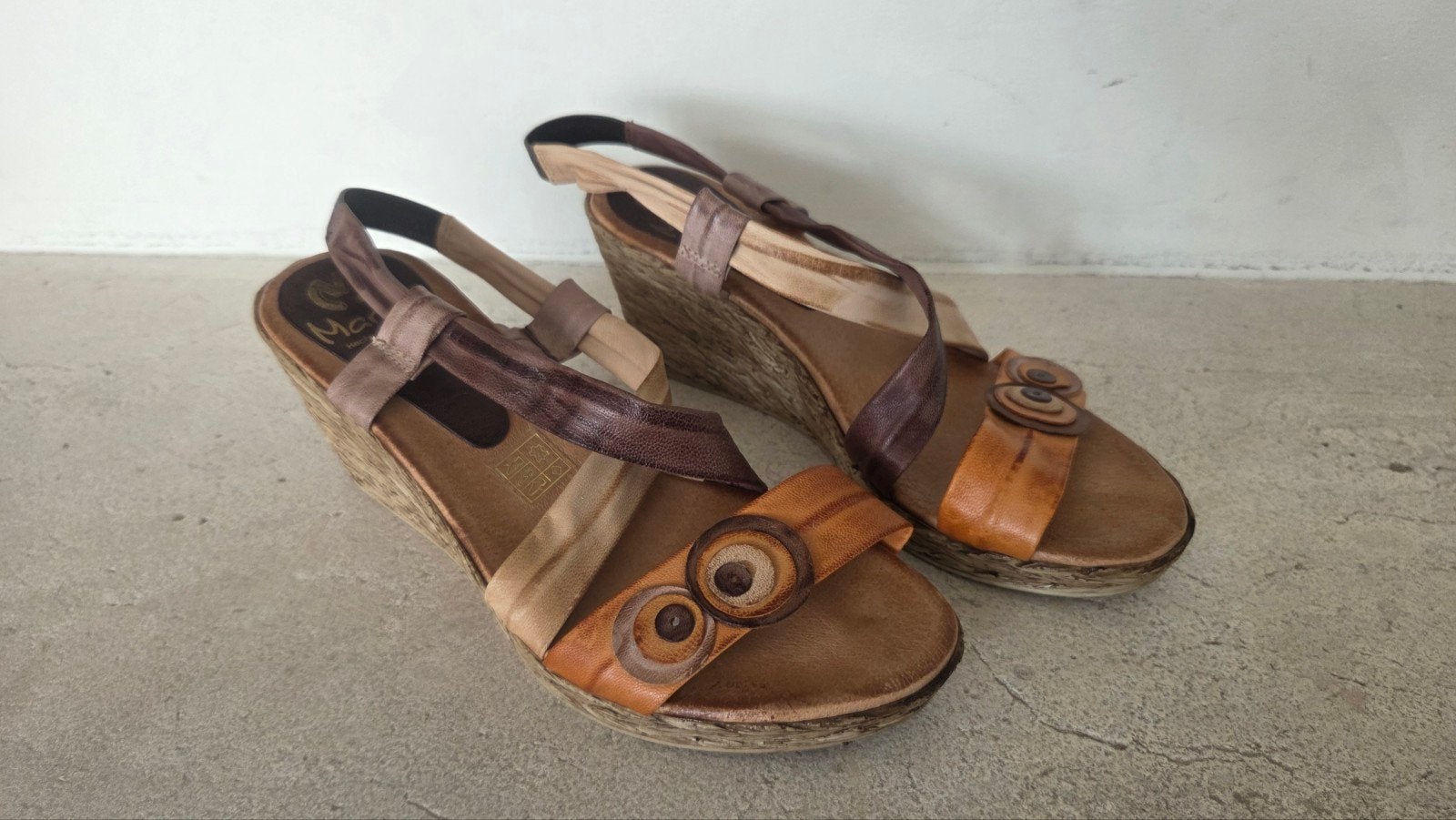 Marila sandalen maat 39 echt leer, vrijwel nieuw, Zwart, Zo goed als nieuw, Marila, Sandalen of Muiltjes