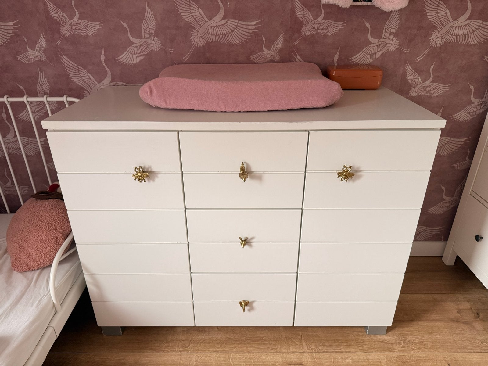 Witte commode 120x55x 93 in hele goede staat, Ophalen, Gebruikt, 50 tot 70 cm, 100 cm of meer