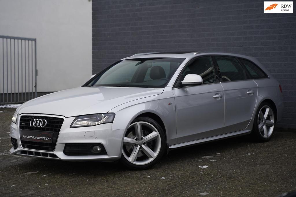 Audi A4 Avant 3.2 FSI quattro S-line 265pk Automaat, Navi, Zwart, A4, 11 km/l, Vierwielaandrijving