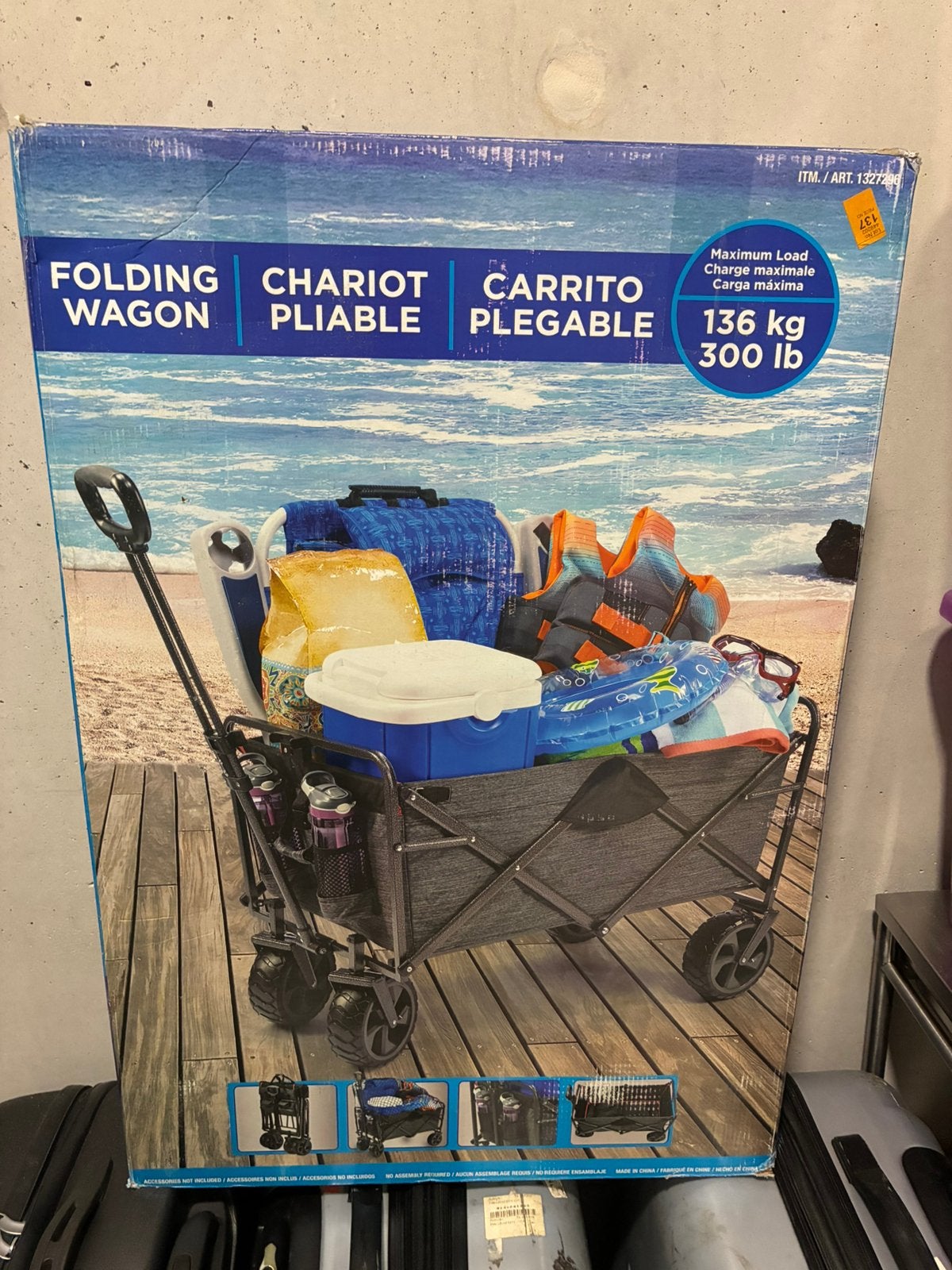 wagon bolderkar, Ophalen, Zo goed als nieuw, Campingstoel