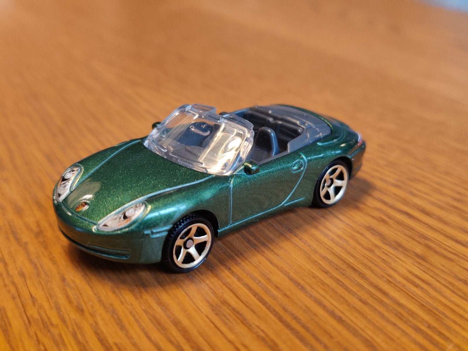 Matchbox Porsche 911 Carrera Cabriolet GROEN, Ophalen of Verzenden, Zo goed als nieuw, Auto