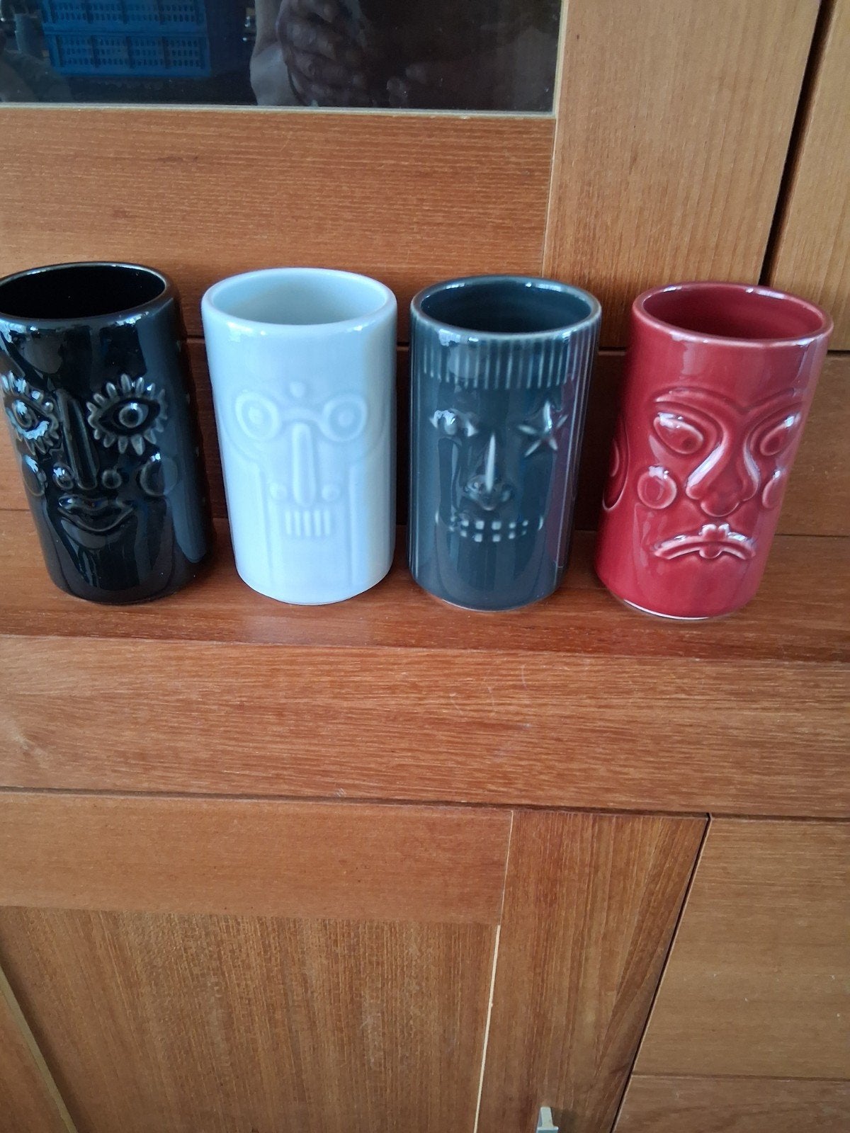 4  Nieuwe Tiki Bekers van Ikea, Ophalen, Nieuw, Steen/keramiek, IKEA
