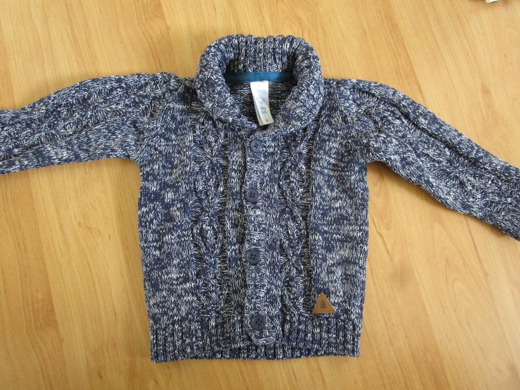 Babyclub - stoer gemeleerd vestje maat 80, Kinderen en Baby's, Babykleding | Maat 80, Truitje of Vestje, Babyclub, Ophalen of Verzenden