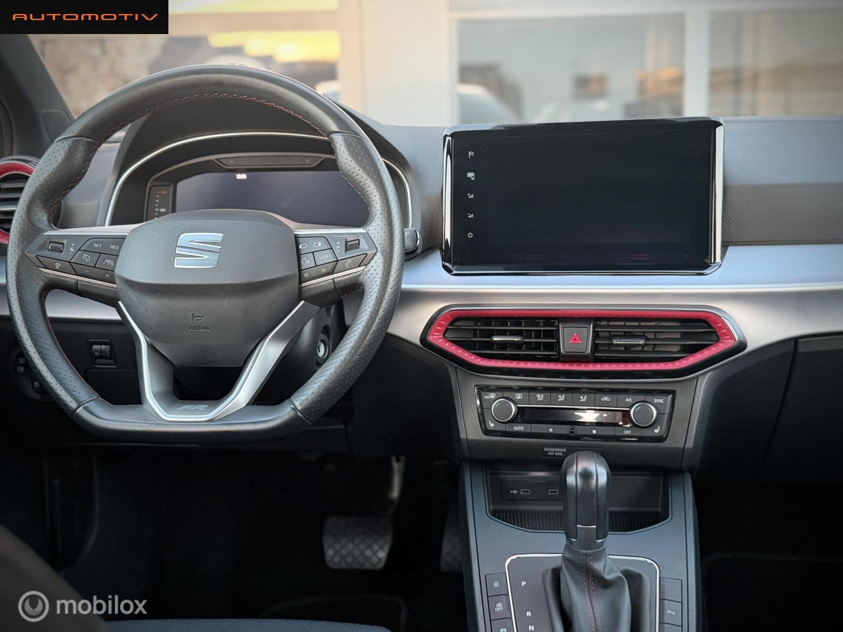 Seat Ibiza 1.0 EcoTSI FR AUTOMAAT / VIRTUAL / ACC / CARPLAY, Dealer onderhouden, Gebruikt, Euro 6, Bedrijf