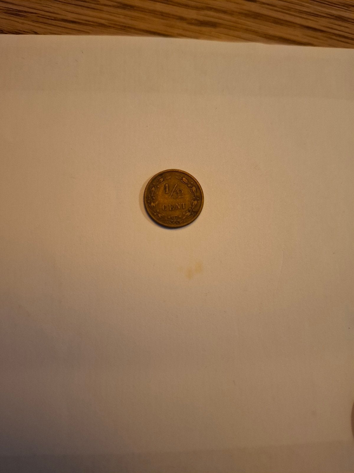 Zeldzame 1/2 Cent munt uit 1894 - Koning Willem I, Ophalen of Verzenden, Koning Willem I, Overige waardes, Losse munt