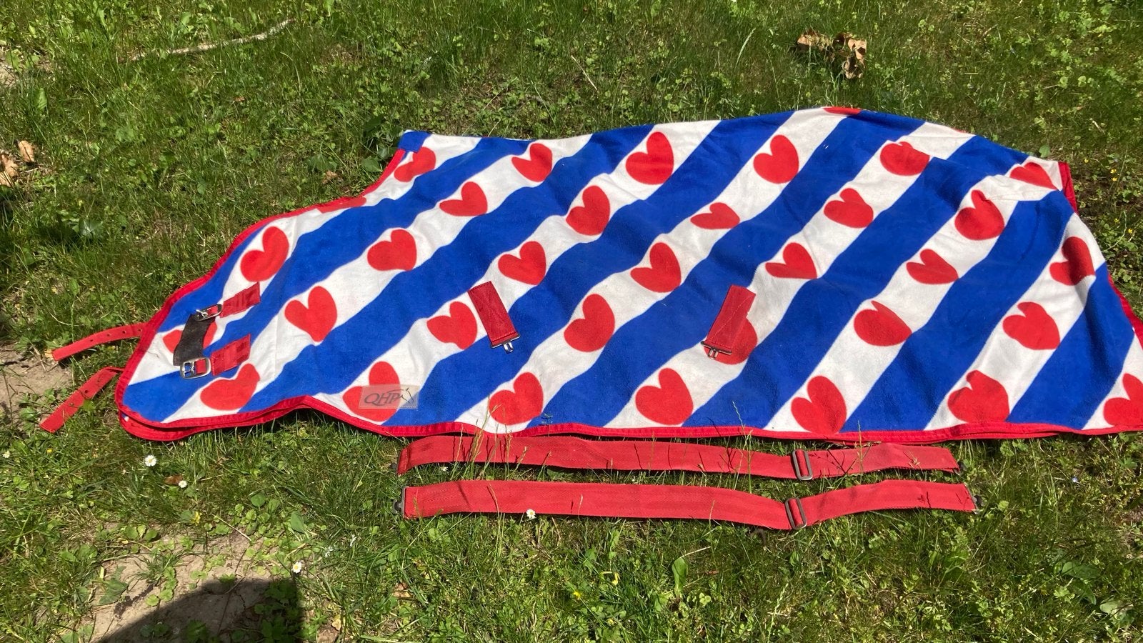 Fleecedeken paard in friese print, Dieren en Toebehoren, Paarden en Pony's | Overige Paardenspullen, Ophalen of Verzenden, Gebruikt