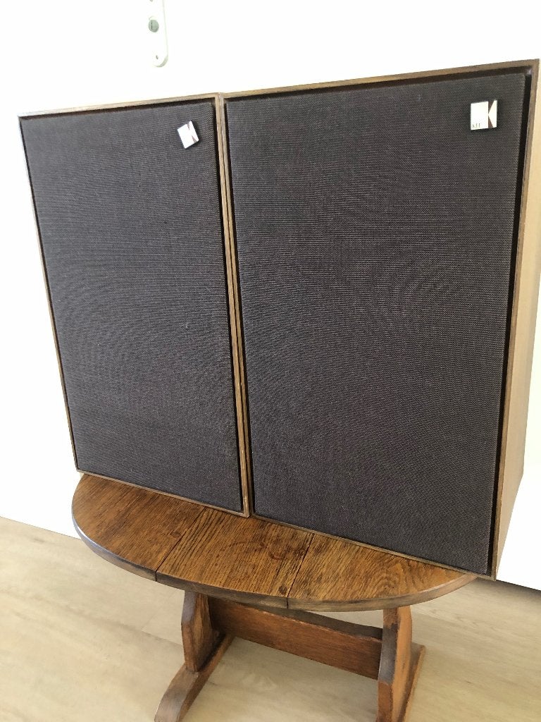 KEF Chorale SP1016 Vintage Speakers - 8 ohms, Gebruikt, Minder dan 60 watt, Front, Rear of Stereo speakers, Ophalen