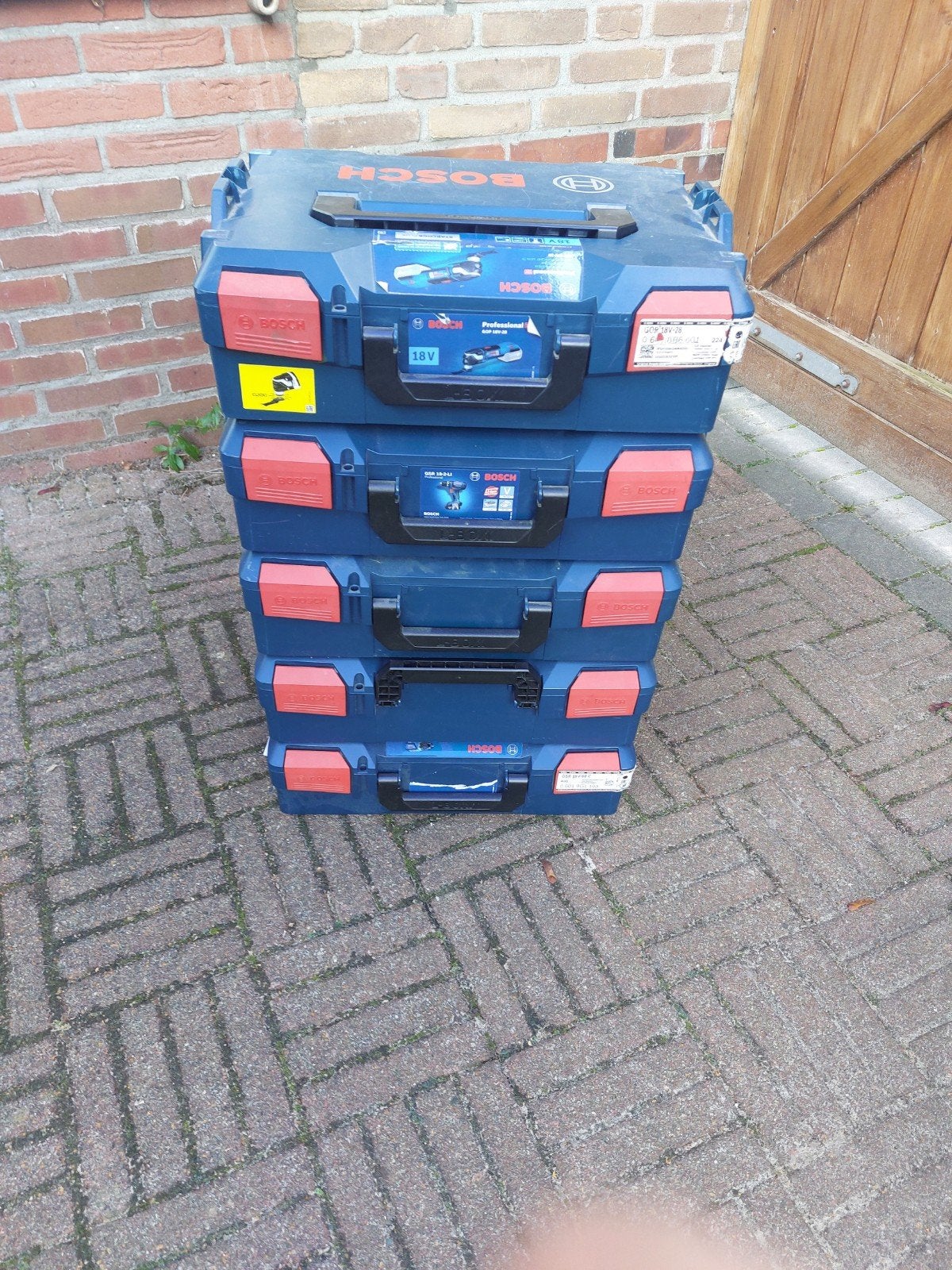 5 stuks bosch sortimo L Boxx(leeg), Ophalen, Xx, Xx, Xx