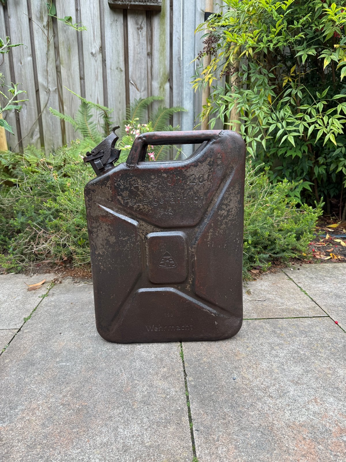 Duitse Wehrmacht jerrycan wo2, Verzamelen, Militaria | Tweede Wereldoorlog, Ophalen of Verzenden, Duitsland