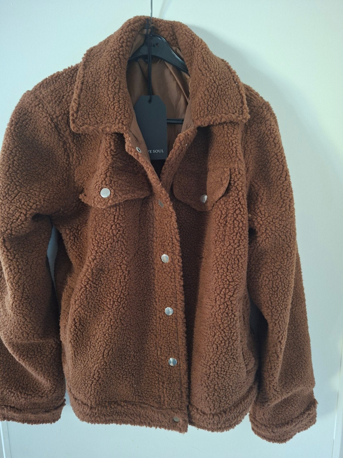 Brave Soul Teddy Jas Bruin - Maat 40, Maat 38/40 (M), Bruin, Verzenden, Nieuw