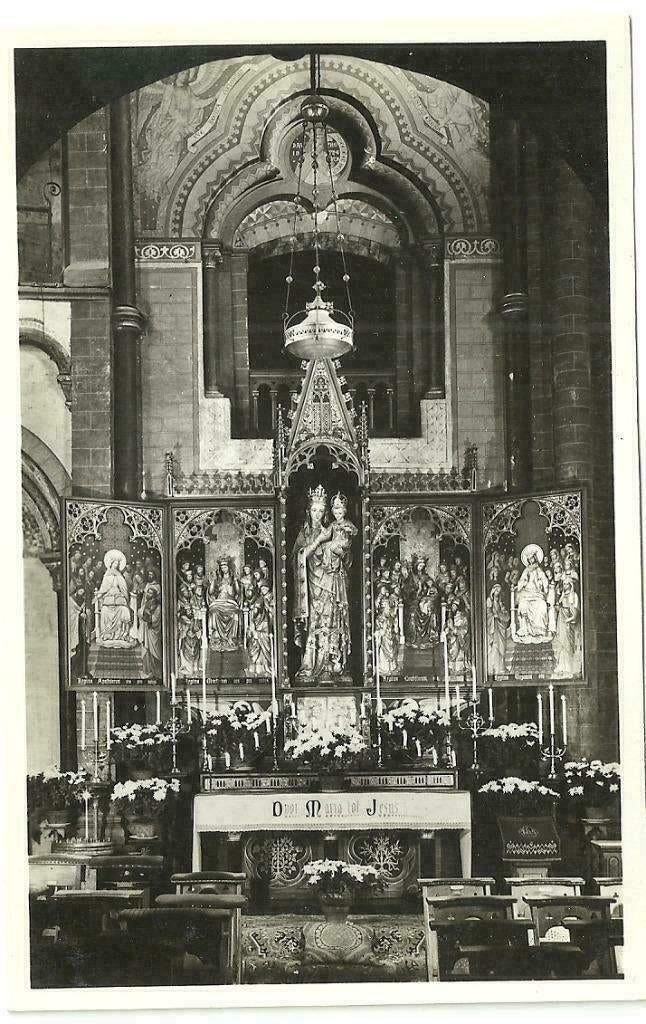 AK Roermond - OL Vr. Munsterkerk, Maria-Altaar, Verzamelen, Verzenden, 1940 tot 1960, Ongelopen, Limburg