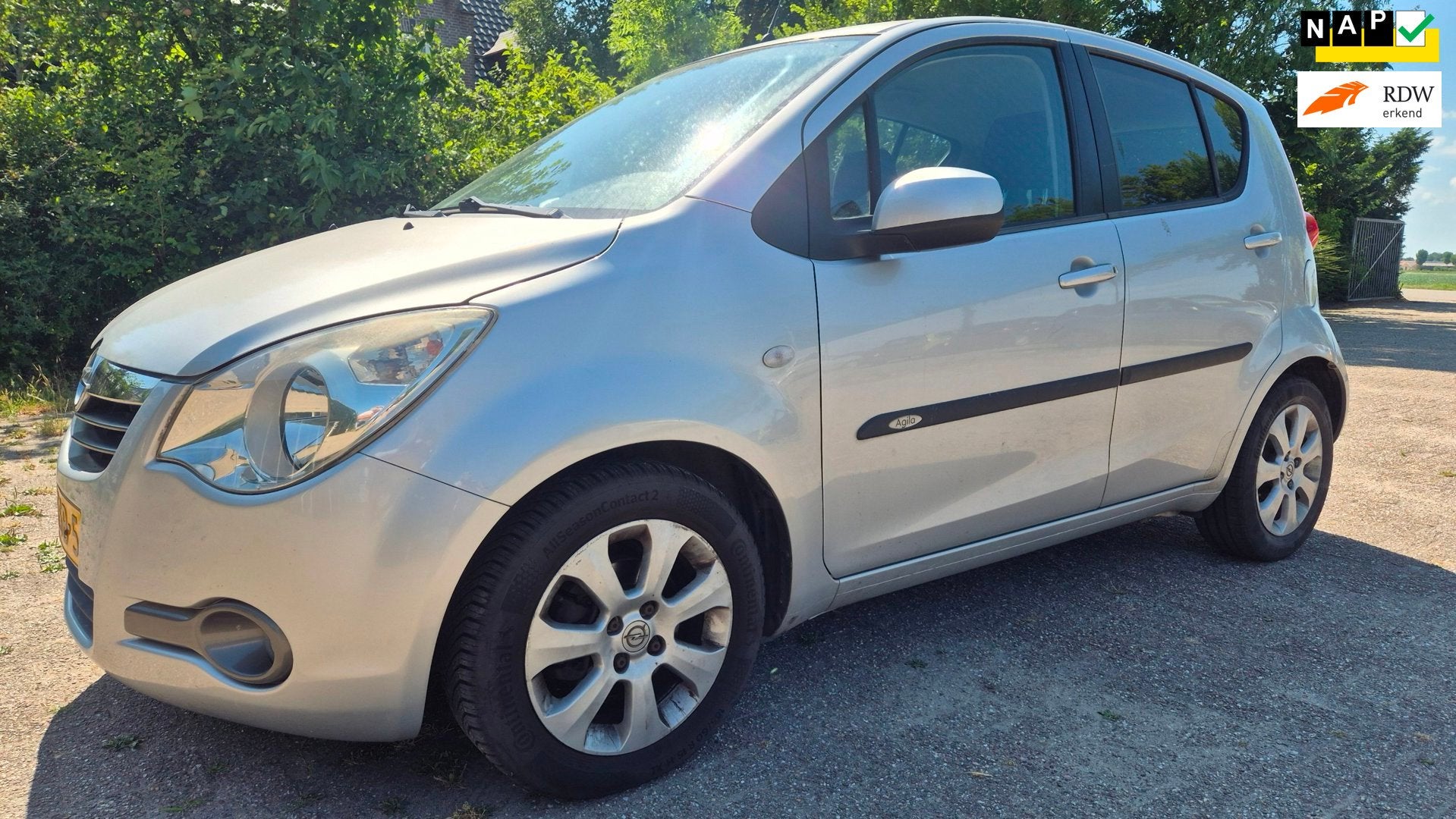 Opel Agila 1.0 Enjoy NIEUWE APK EN AIRCO, Gebruikt, 31 €/maand, 996 cc, Origineel Nederlands
