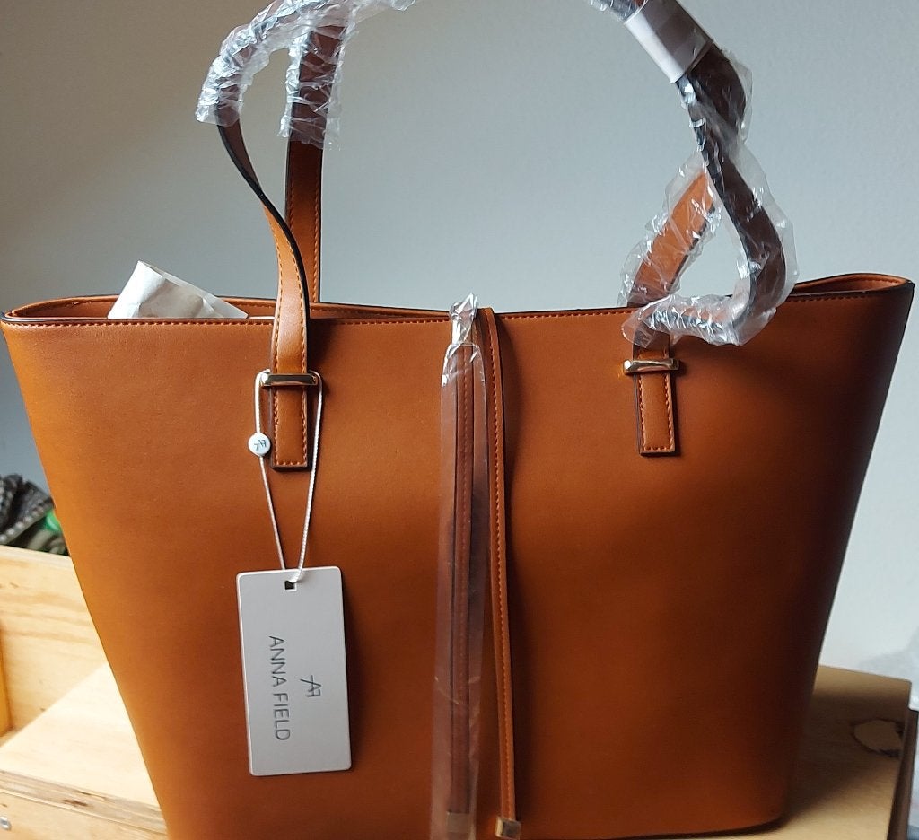 Nieuw Anna Field Schooltas - Dames Tassen - Shopper -Werktas, Sieraden, Tassen en Uiterlijk, Ophalen of Verzenden, Nieuw, Bruin