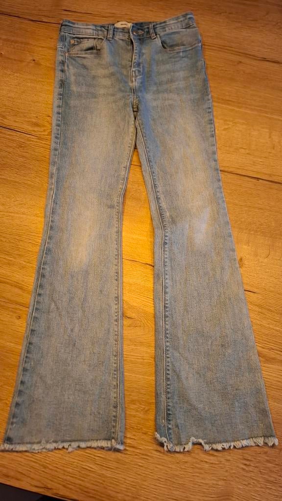 Shoeby jeans maat 164 flared model, goede staat, Broek, Meisje, Ophalen of Verzenden, Zo goed als nieuw