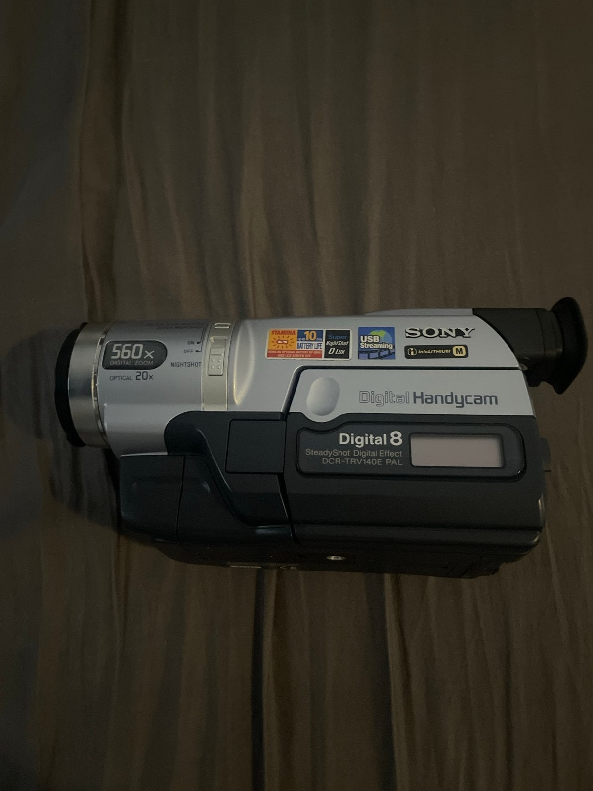 Sony Handycam Digital8 DCR-TRV140E PAL - LEES BESCHIJVING !!, Audio, Tv en Foto, Videocamera's Digitaal, 20x of meer, Overige soorten