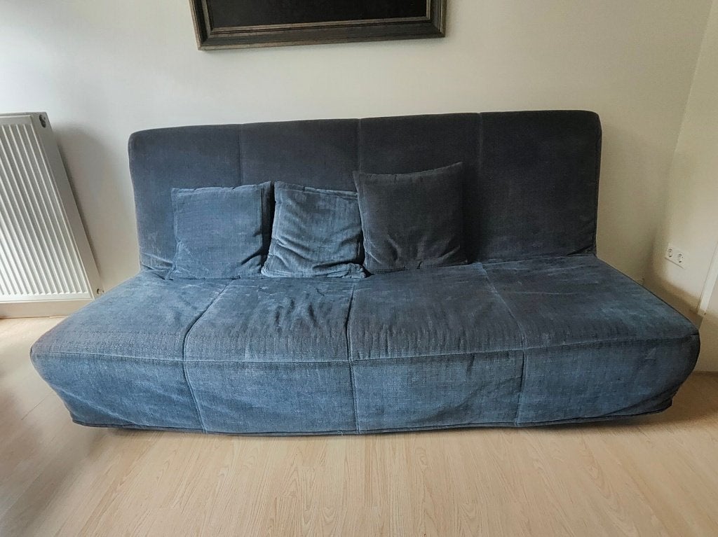 Ikea Beddinge slaapbank, Ophalen, Gebruikt, Blauw, Tweepersoons