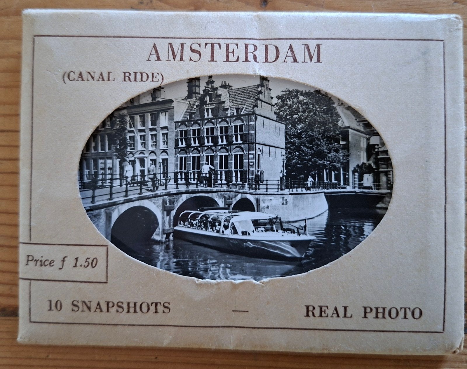 Amsterdam canal ride 10 snapshots real foto Bergman, Ophalen of Verzenden, Noord-Holland