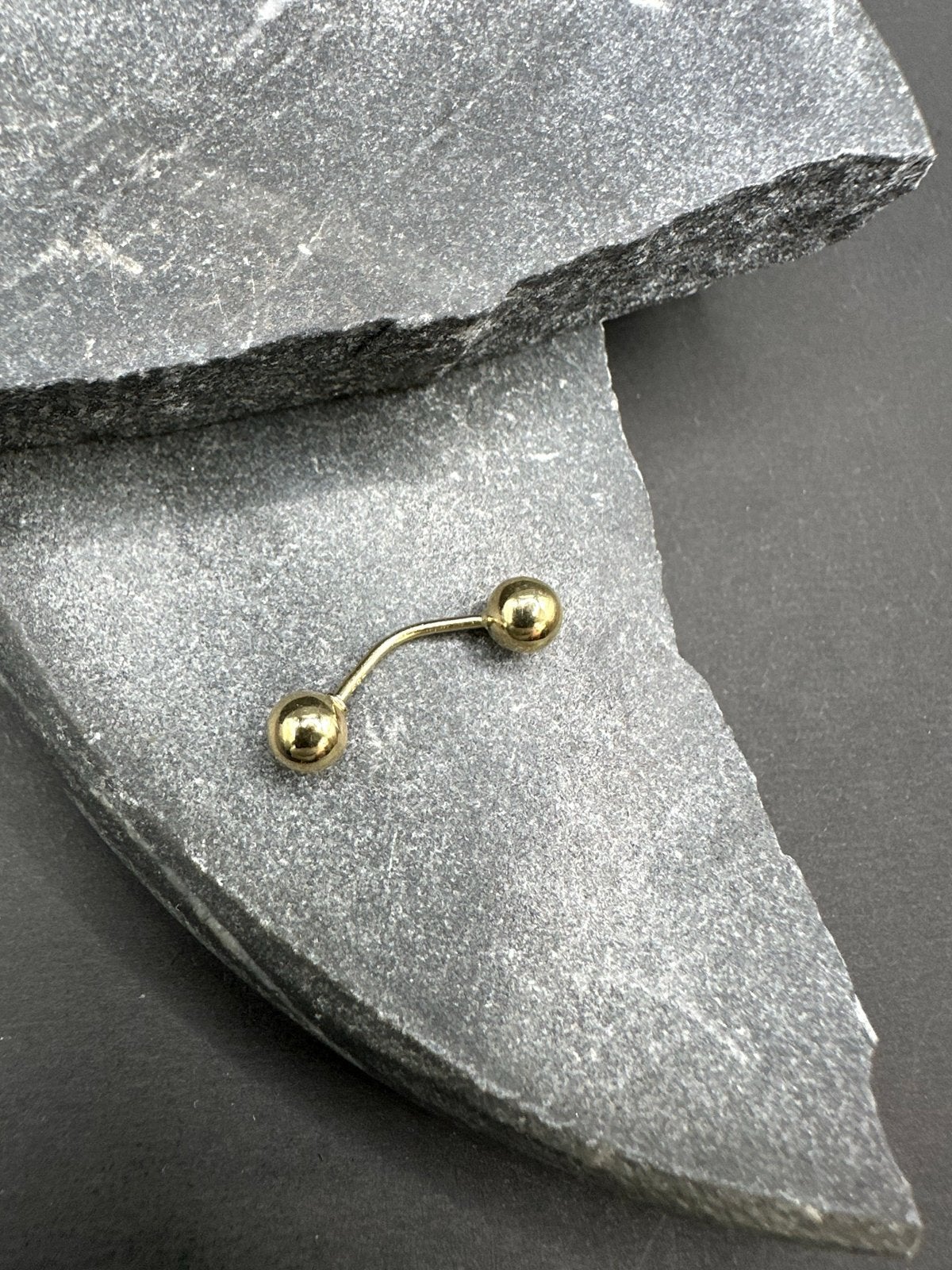 14k Gouden Navelpiercing, Ophalen of Verzenden, Nieuw, Goud, Navelpiercing