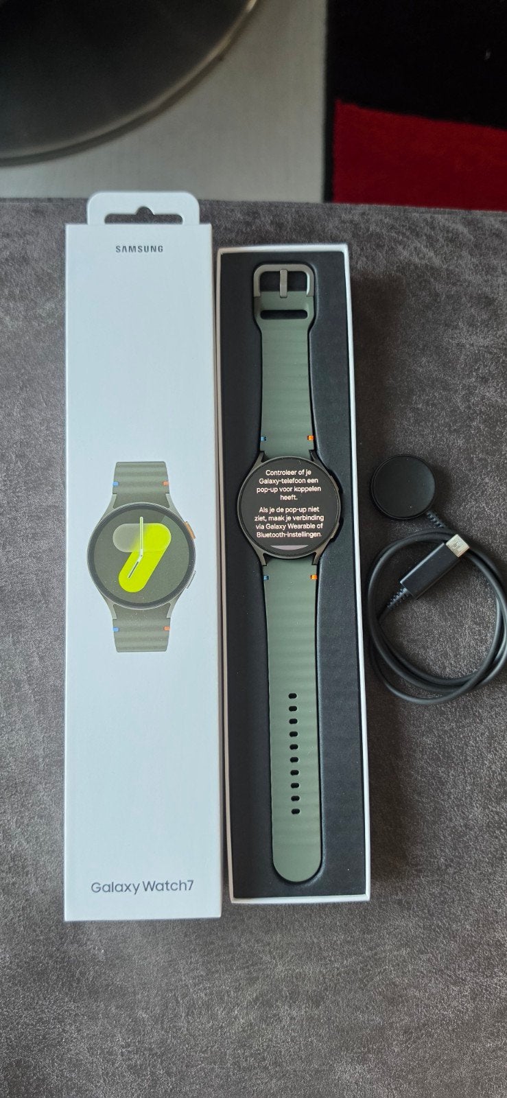 Samsung Galaxy Watch7 44mm LTE, Ophalen, GPS, Zo goed als nieuw, Samsung