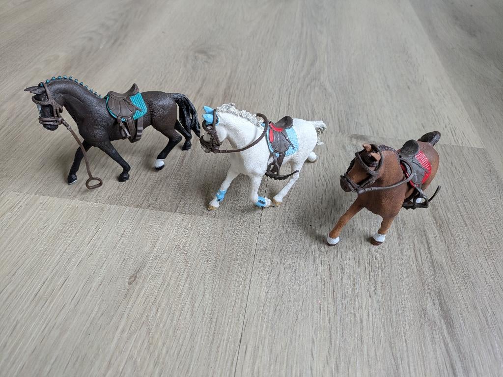 Drie paarden van Schleich, Ophalen of Verzenden, Zo goed als nieuw