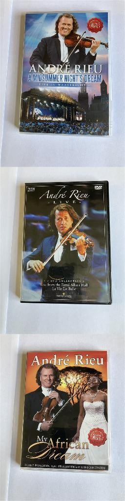 andre rieu dvd (3 stuks), Cd's en Dvd's, Alle leeftijden, Ophalen of Verzenden, Zo goed als nieuw, Muziek en Concerten