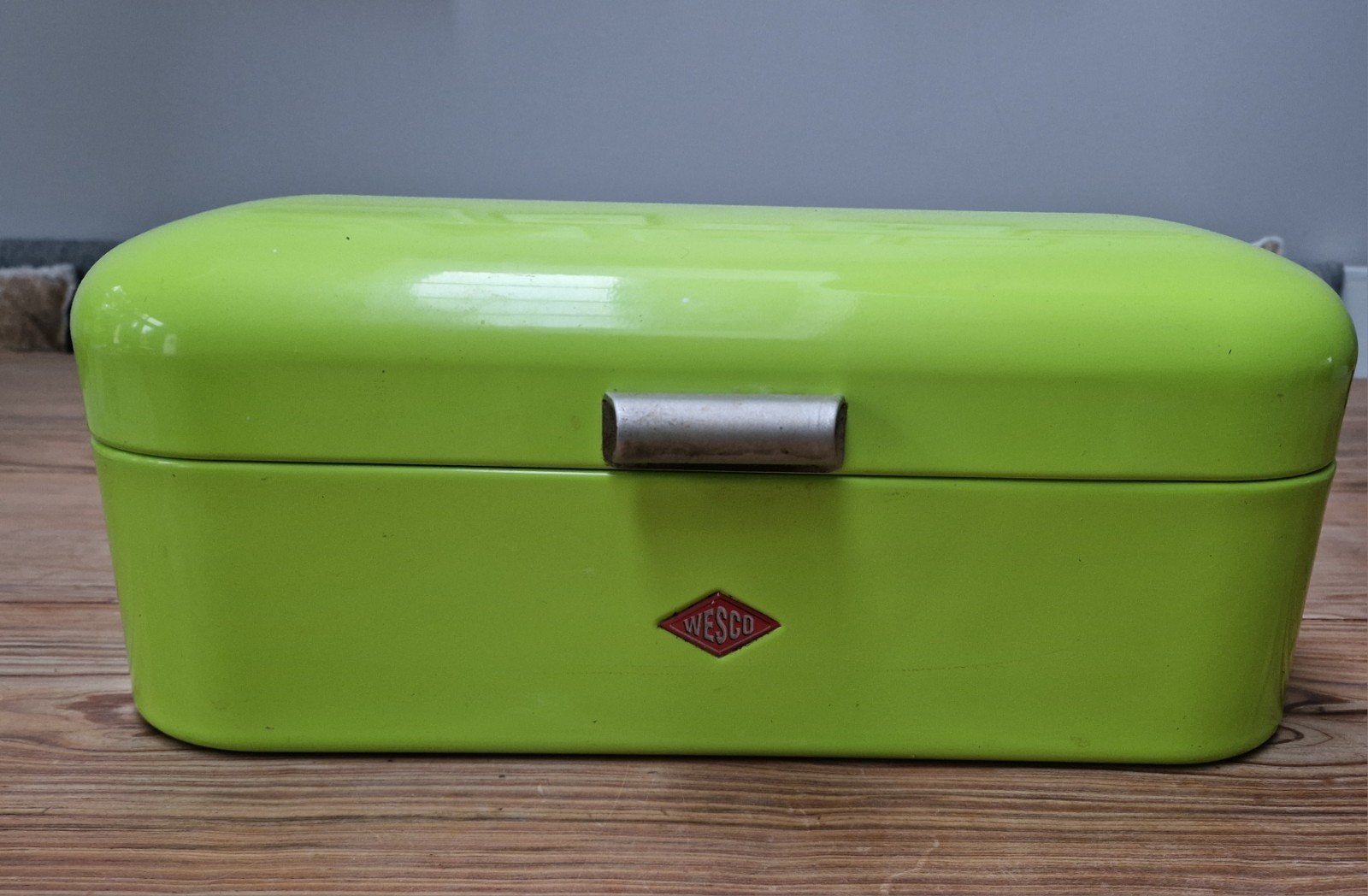 WESCO broodtrommel lime groen, Huis en Inrichting, Ophalen of Verzenden, Metaal, Broodtrommel, Overige merken
