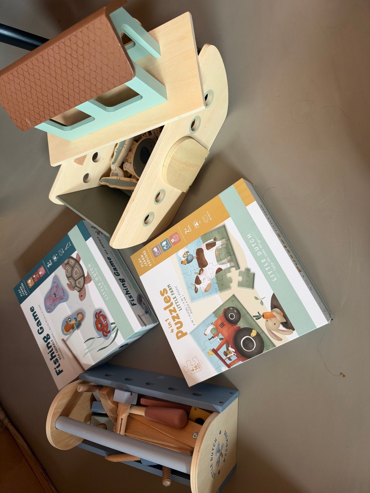Diverse Little Dutch Speelgoed: Ark, Puzzels, Vissen, Gereed, Ophalen of Verzenden, Zo goed als nieuw, Overige typen