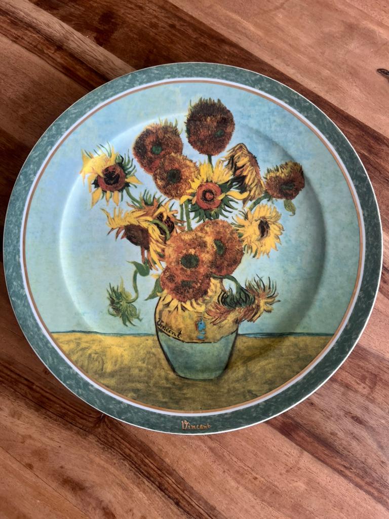 Goebel Artis Orbis Les Tournesols Limited Edition Groot Bord, Ophalen of Verzenden