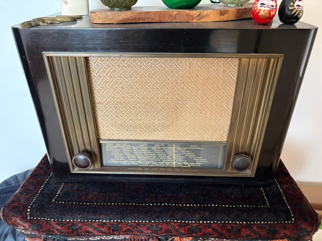 Erres Radio KY 195 - Vintage buizenradio, Ophalen of Verzenden, Gebruikt, Radio