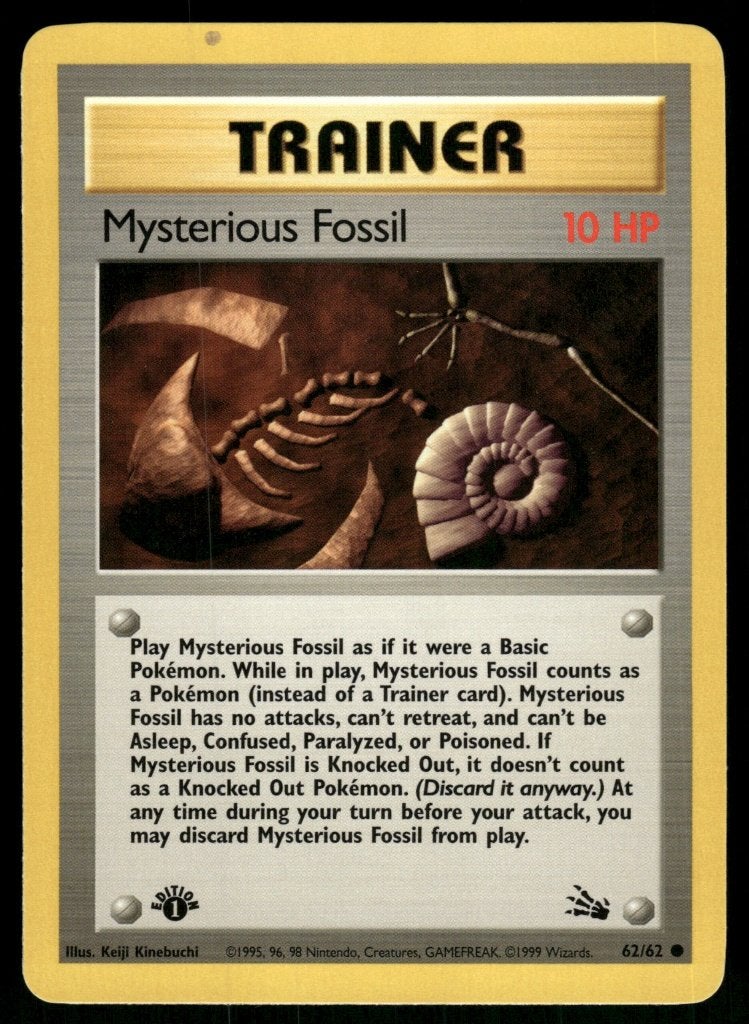 Mysterious Fossil 62/62 - Fossil (1st edition), Verzenden, Gebruikt