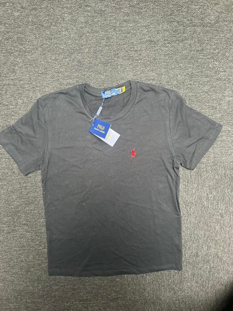 Ralph Lauren t shirt zwart rood, Ophalen of Verzenden, Zo goed als nieuw, Zwart