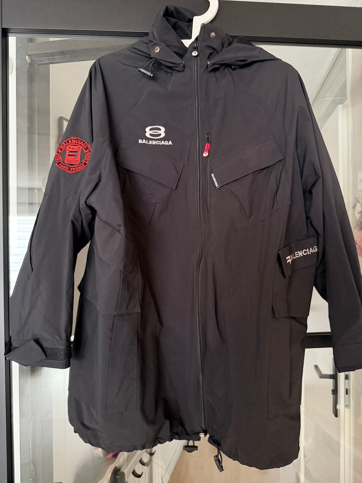 Mooie regenjas van Balenciaga., Ophalen of Verzenden, Zo goed als nieuw, Zwart