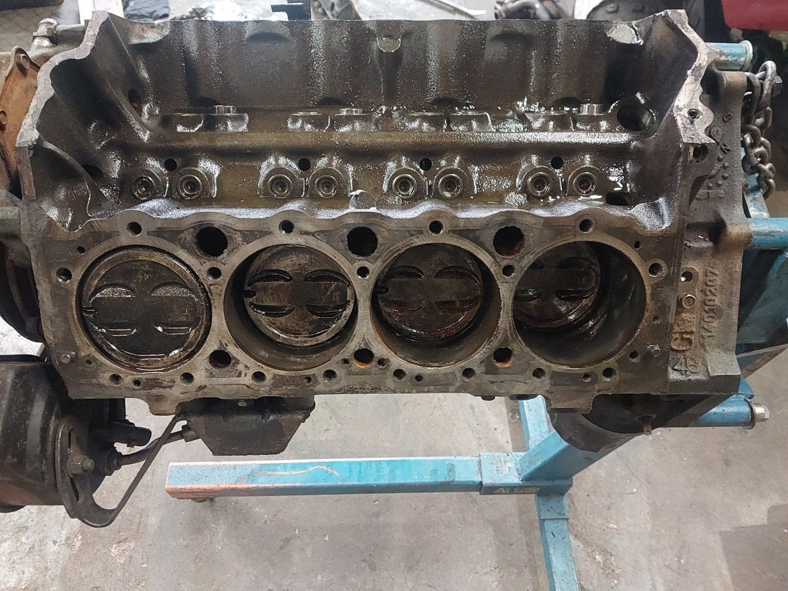 Motor v8 350 chevrolet, Ophalen, Gebruikt