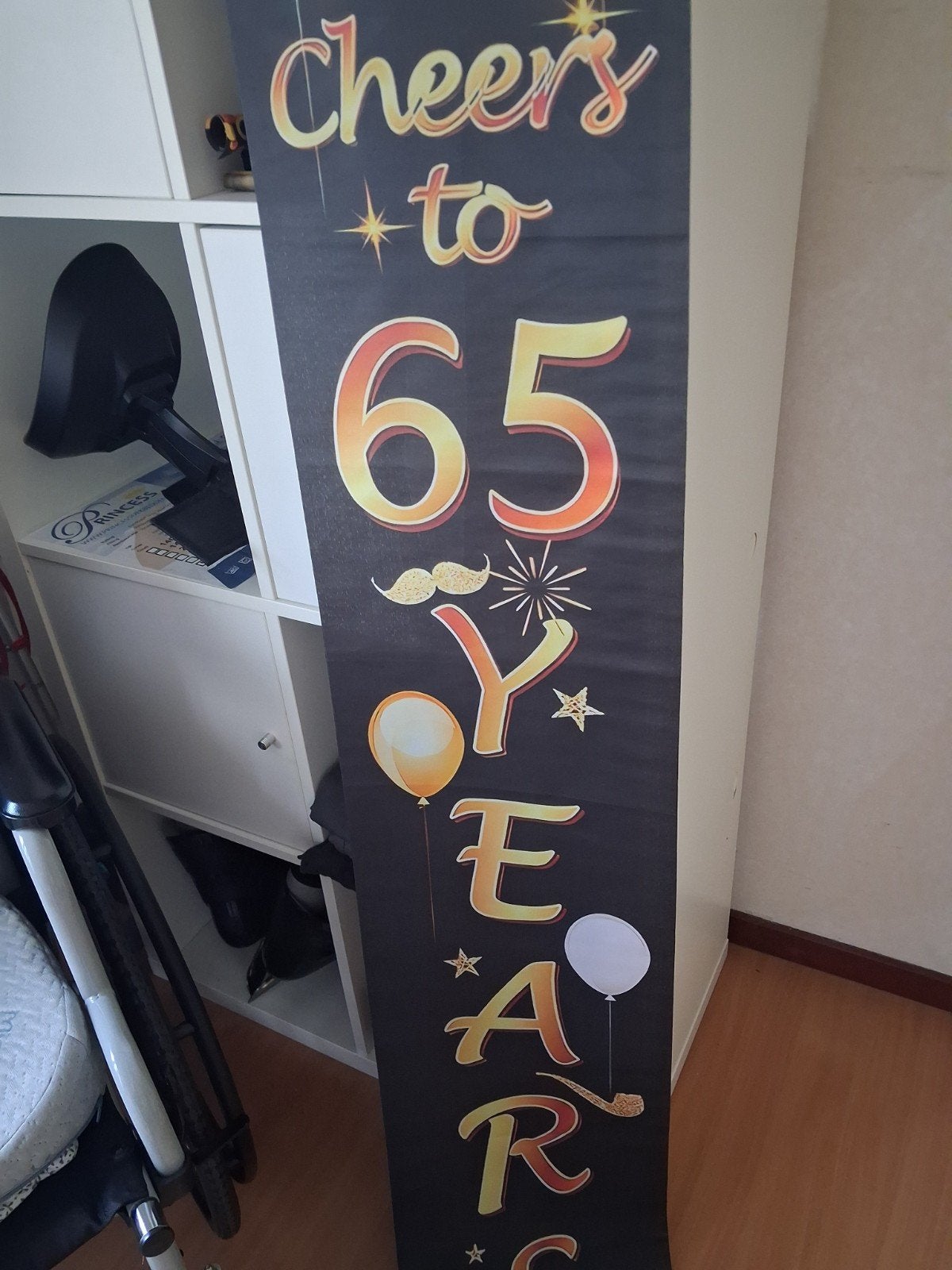 versiering voor 65 jaar!, Ophalen of Verzenden, Zo goed als nieuw, Versiering, Verjaardag
