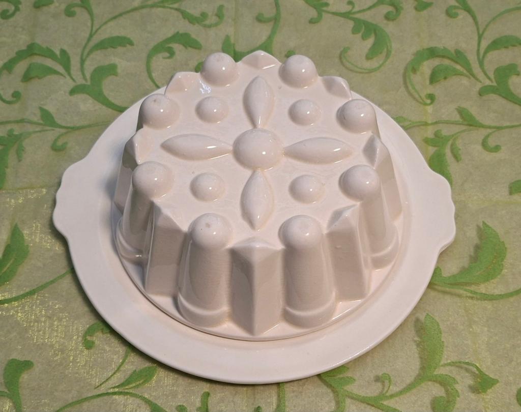 Vintage puddingvorm Societe Ceramique Maestricht met onderb., Antiek en Kunst, Ophalen of Verzenden