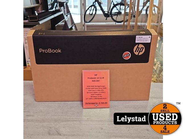 HP Probook 4 G1IR 14'' i5 16GB/512GB SSD | Nieuw