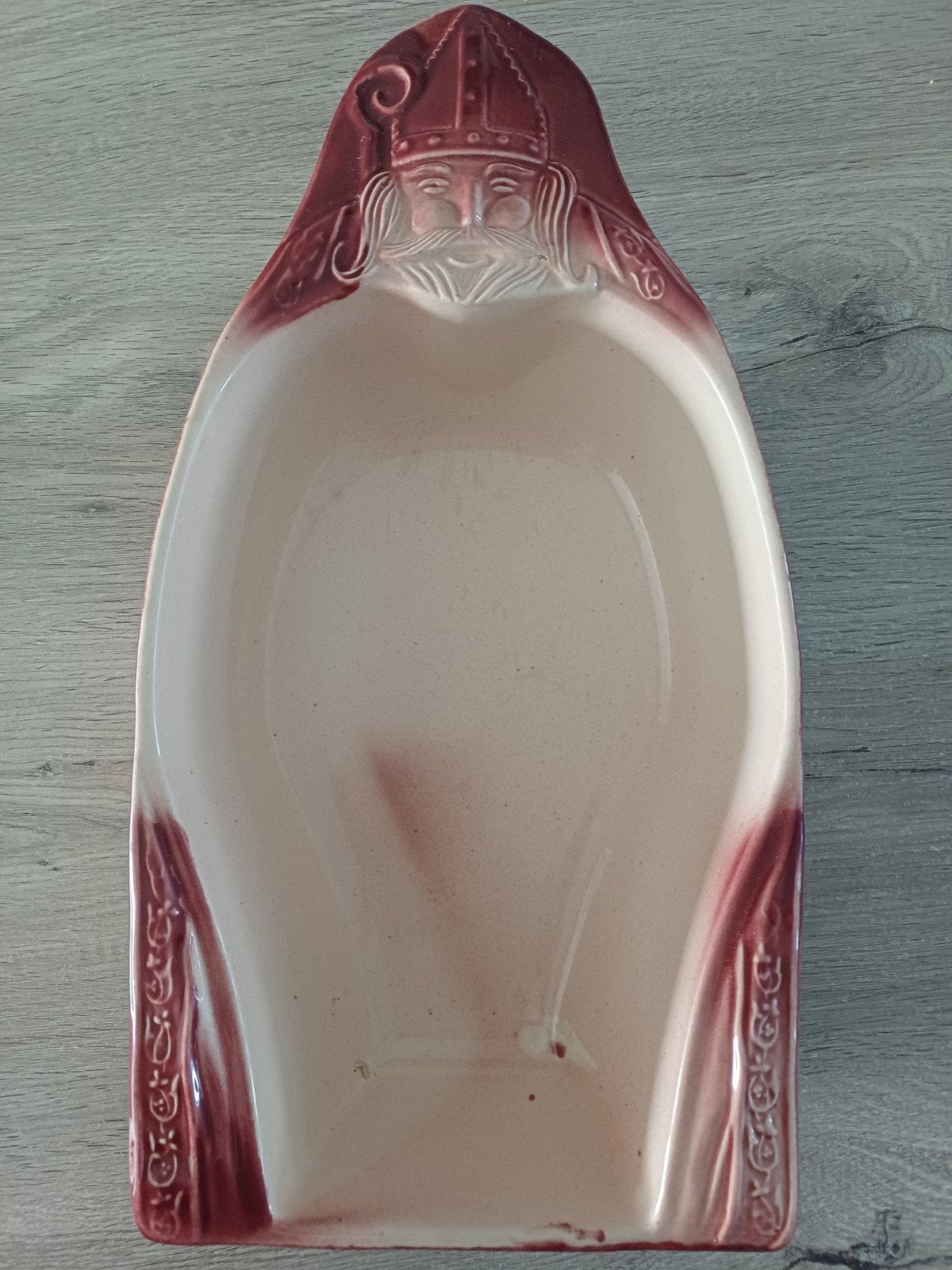 Vintage Sinterklaasschaal/ Sinterklaas schaal, Ophalen of Verzenden