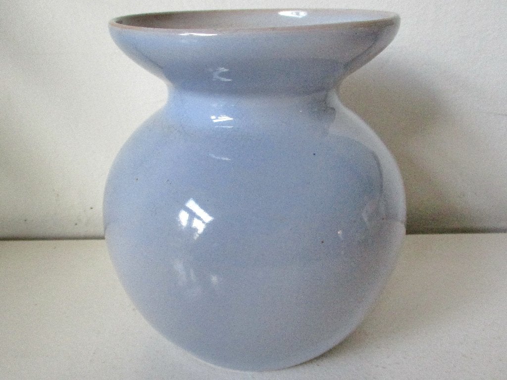 Goedewaagen Gouda Holland vaas met lichtblauw glazuur 1925, Ophalen of Verzenden