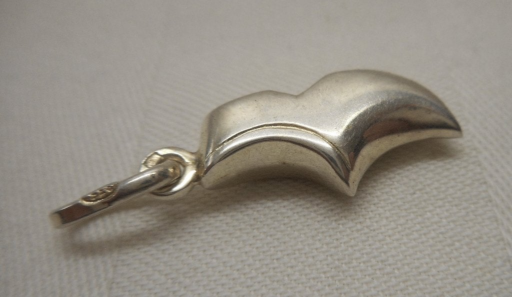 Zilveren hanger klomp nr.1596, Verzenden, Zo goed als nieuw, Zilver, Zilver