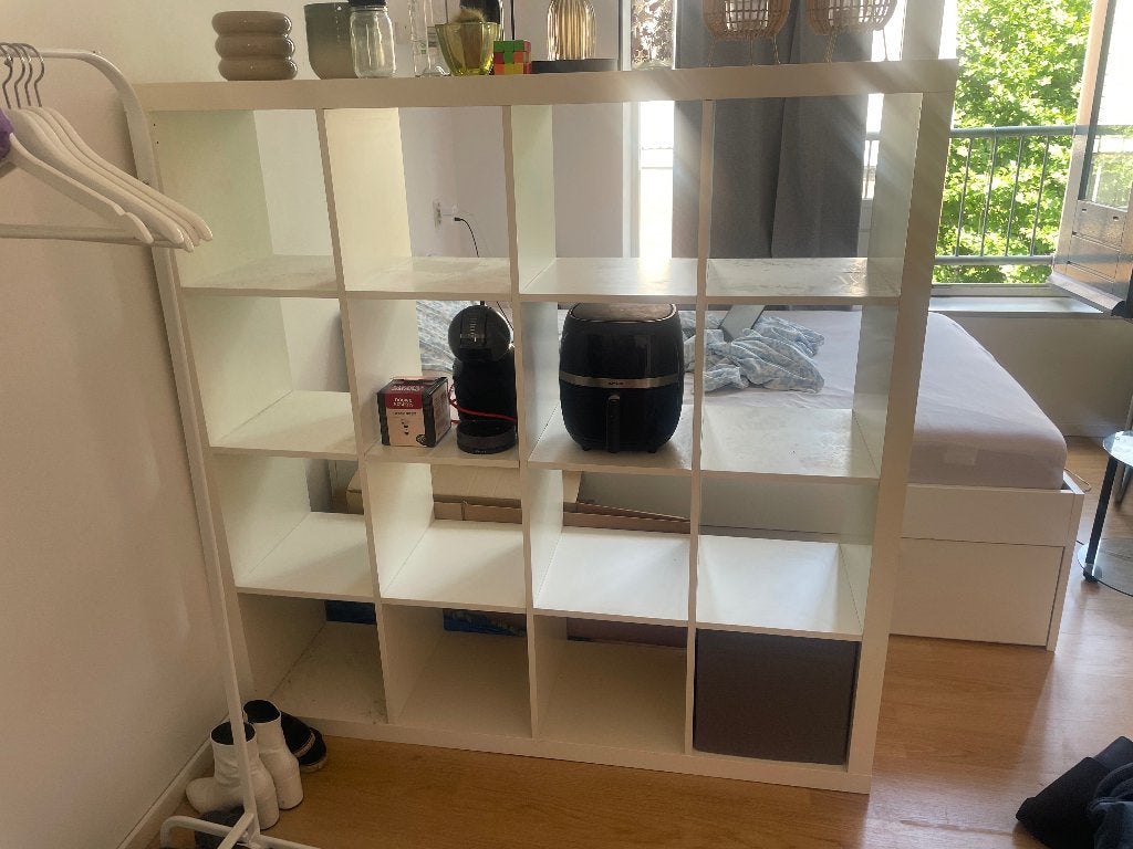 open kast ikea kallax, Huis en Inrichting, Ophalen, 100 tot 150 cm, 100 tot 150 cm, Zo goed als nieuw