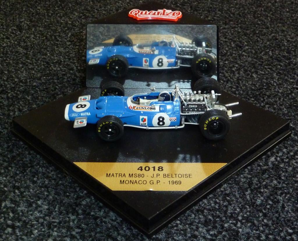 1969 - Matra MS80 - Jean-Pierre Beltoise - Monaco GP, Ophalen of Verzenden, Zo goed als nieuw, Auto, Overige merken