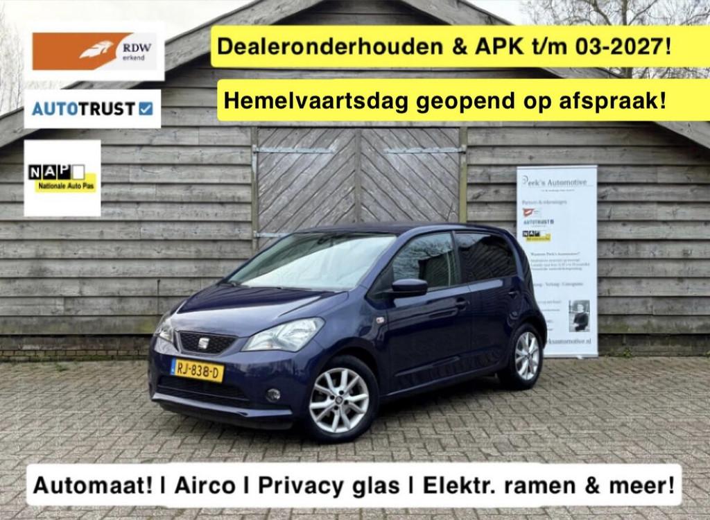 SEAT Mii 1.0 Sport Intense | Automaat | Airco | Elektrische, Auto's, Seat, Stof, Gebruikt, 840 kg, Mii