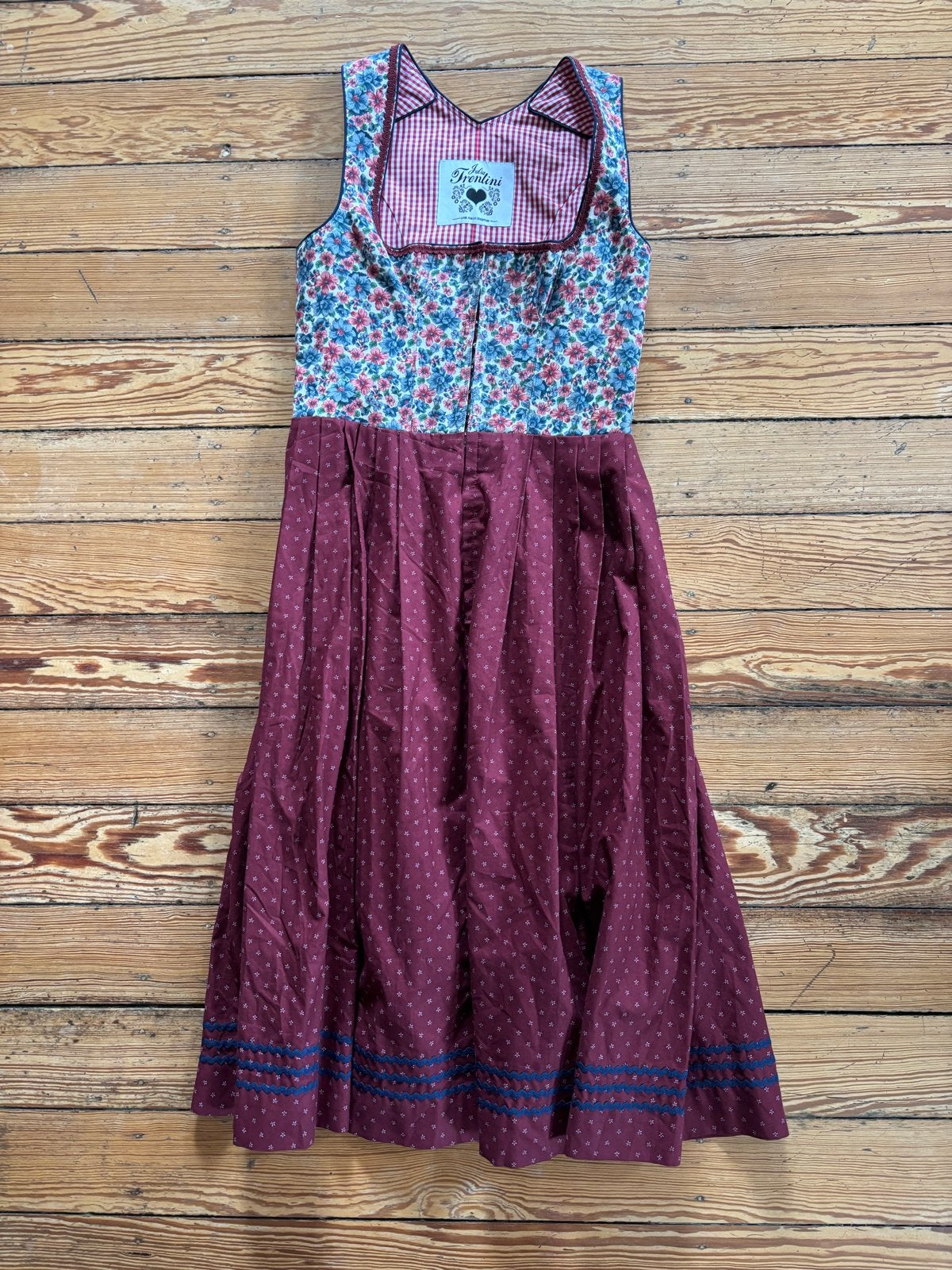 Julia Trentini Dirndl Jurk Maat 36, Verzenden, Zo goed als nieuw, Maat 36 (S), Rood