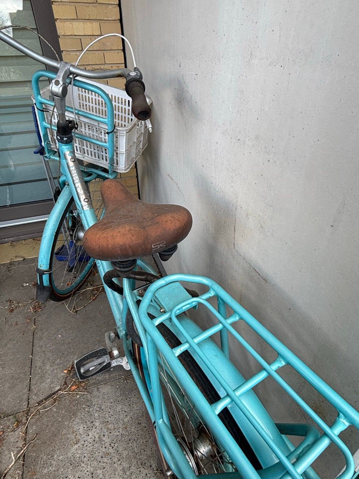 Gazelle damesfiets - Lichtblauw met voordrager, Ophalen, 50 tot 53 cm, Gazelle, Trommelrem