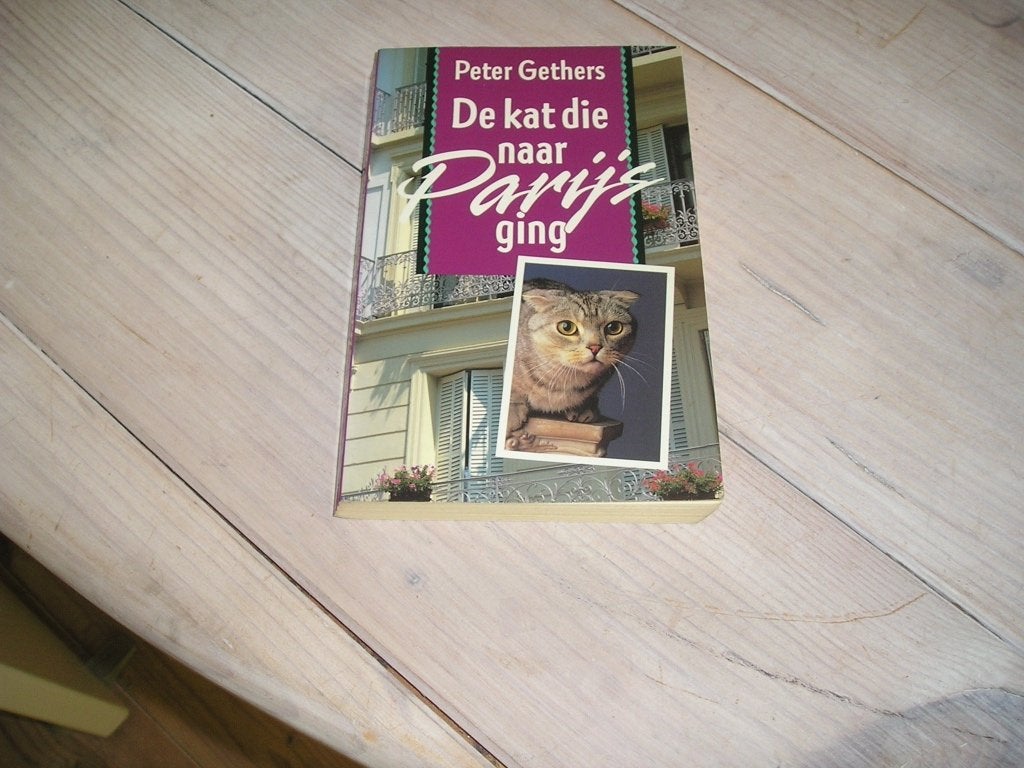 Peter Gethers - De kat die naar Parijs ging, Ophalen of Verzenden, Gelezen, Peter Gethers