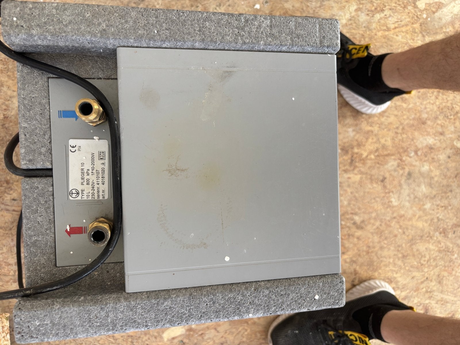 Plieger 10 liter close-in keukenboiler - Direct warm water, Ophalen, Gebruikt