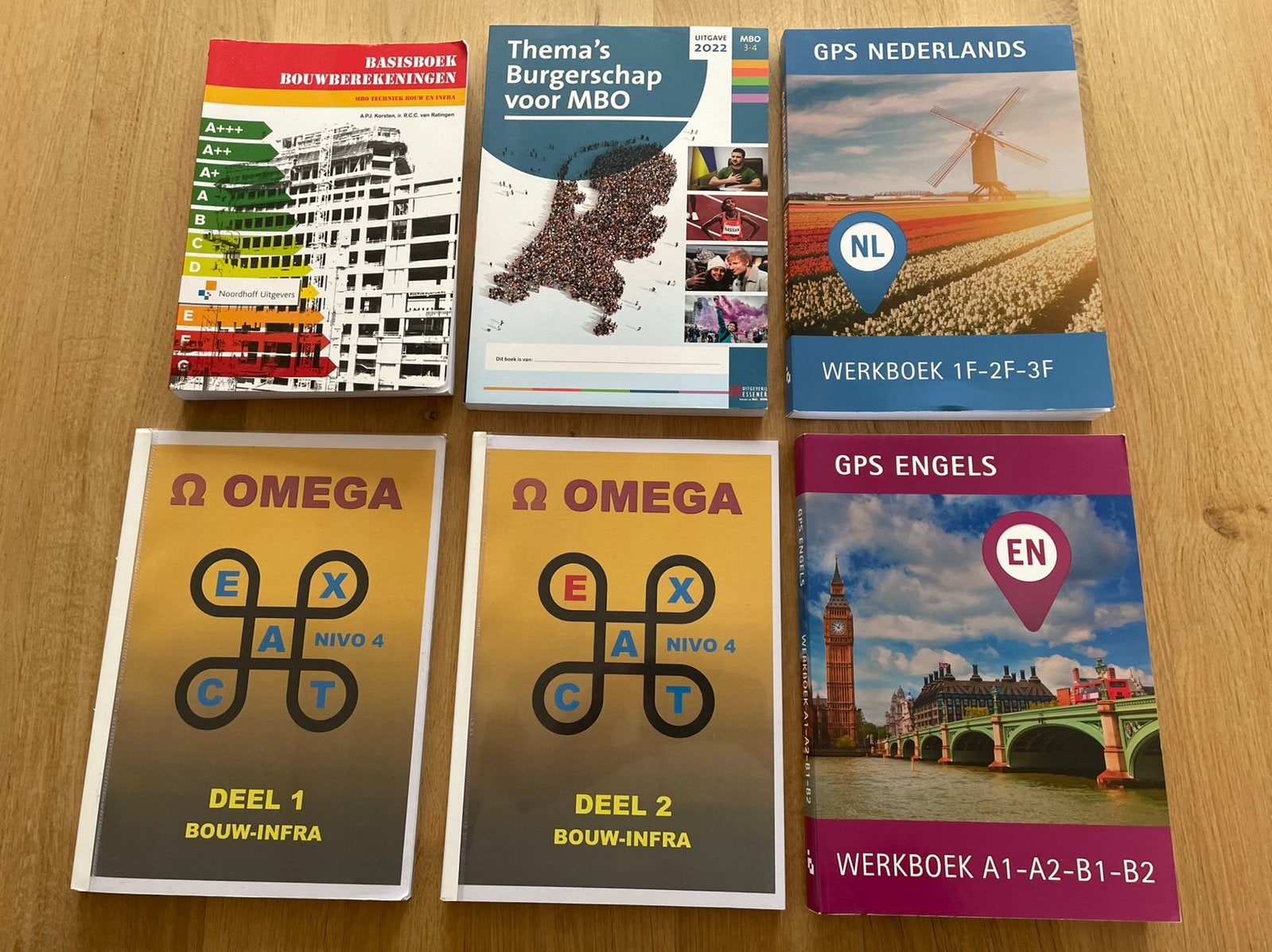 Studieboeken MBO Bouwkunde., Ophalen of Verzenden, Zo goed als nieuw, Bouwkunde