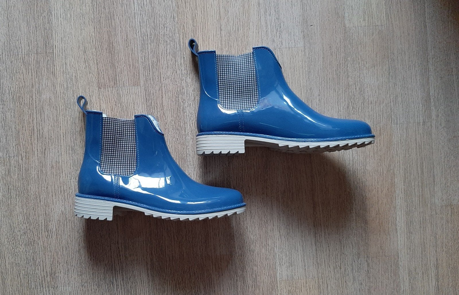 Rieker half hoge pkastic laarsjes, Ophalen of Verzenden, Zo goed als nieuw, Blauw, Sneakers of Gympen